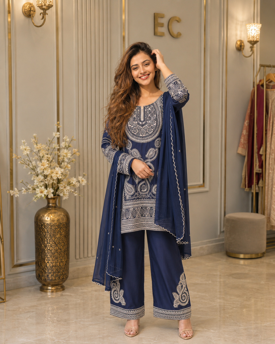 Heritage Grace Premium Printed Lawn 3 Piece Stitched Suit