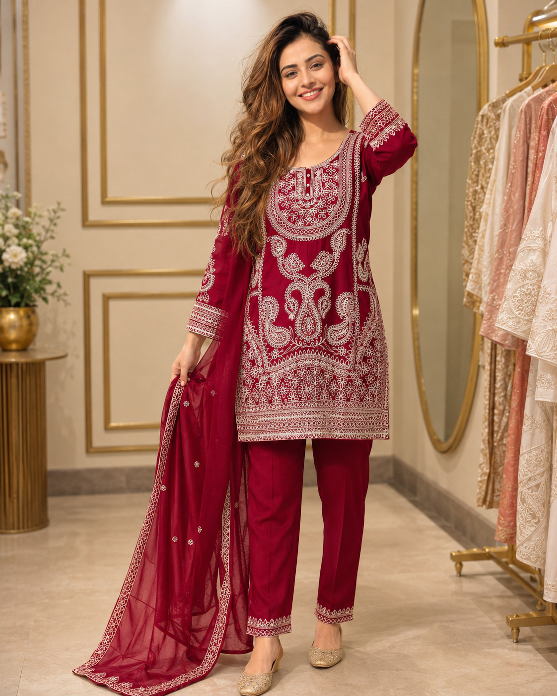 Heritage Grace Premium Printed Lawn 3 Piece Stitched Suit